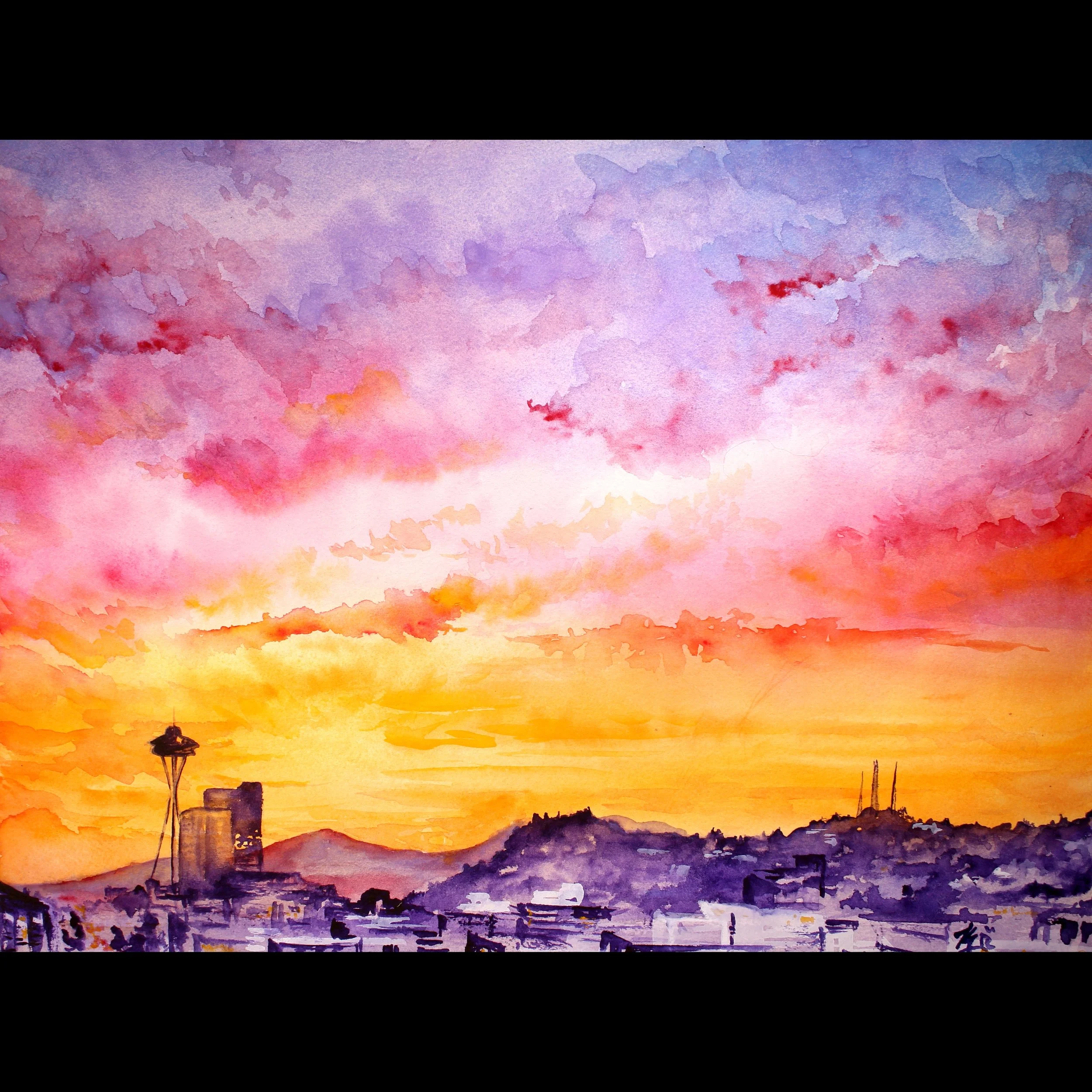 Cotton Candy Sunset- Limited Edition Prints — Kyr Creates
